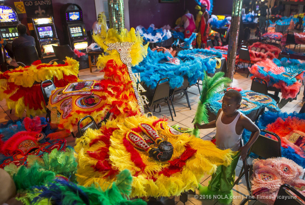 Mardi Gras Indians hit the streets In New Orleans